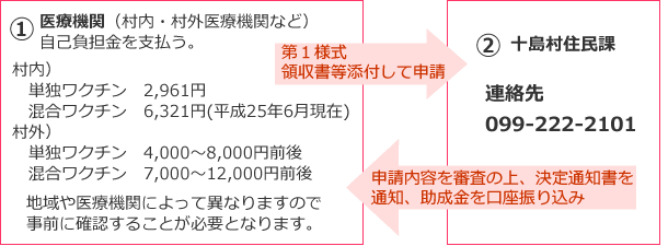 助成方法のしくみの図