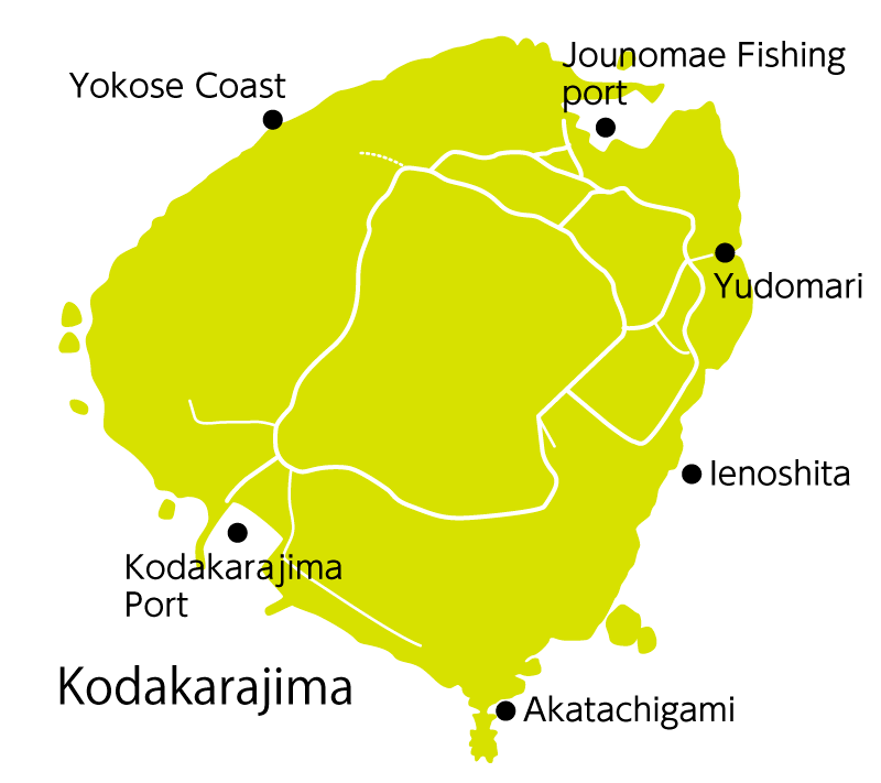 Kodakarajima Map