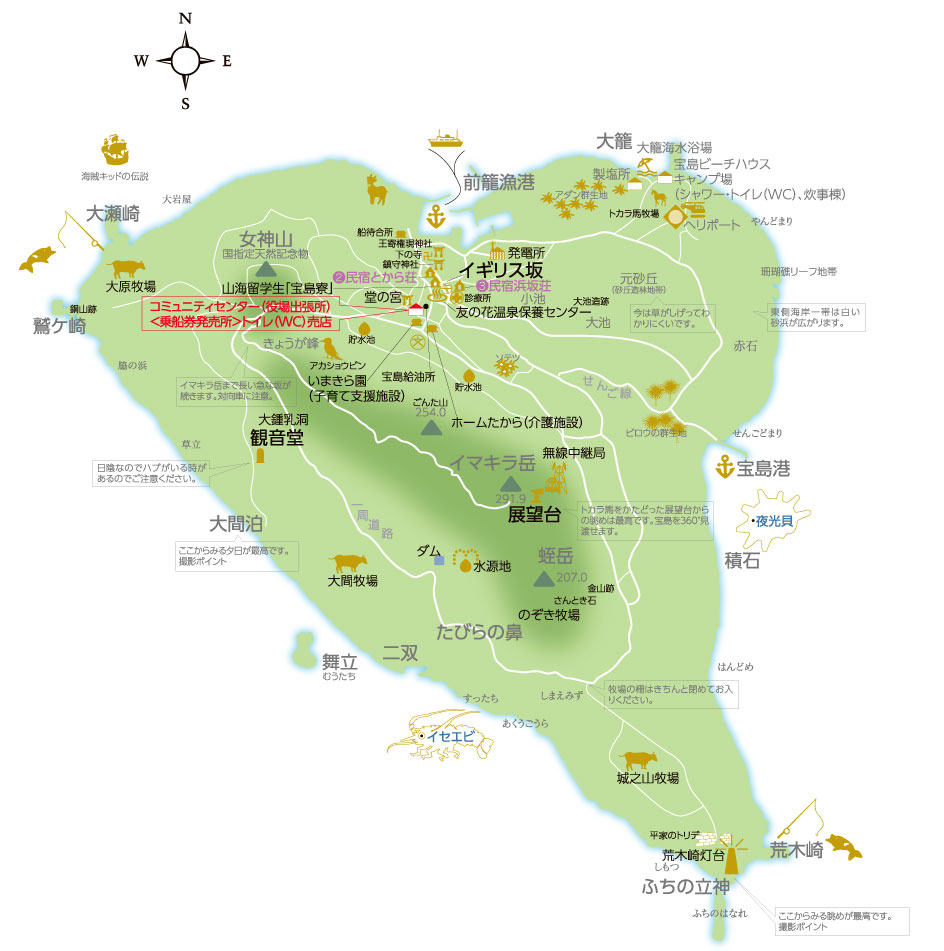 宝島MAP図