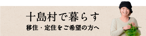 十島村で暮らす