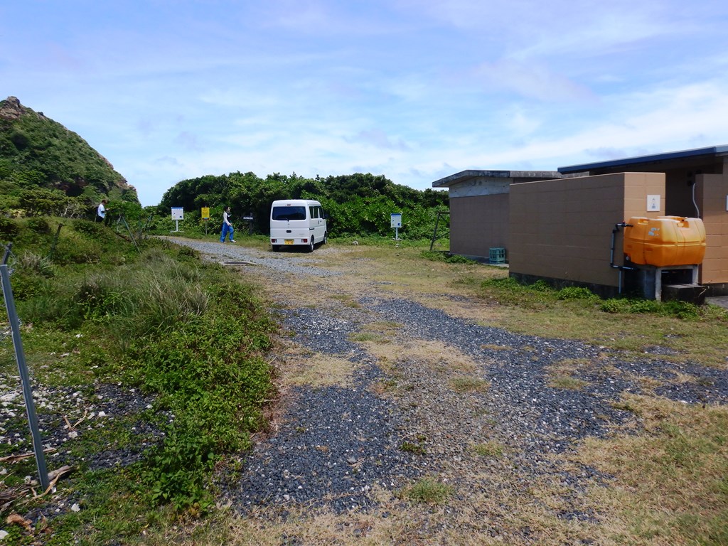 小宝島キャンプ場キャンプサイト全景